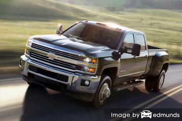 Insurance rates Chevy Silverado 3500HD in Seattle