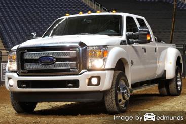 Insurance rates Ford F-350 in Seattle