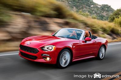 Insurance rates Fiat 124 Spider in Seattle