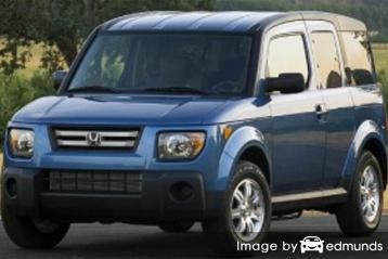 Insurance rates Honda Element in Seattle