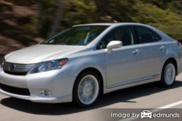 Insurance rates Lexus HS 250h in Seattle