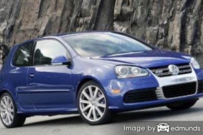 Insurance rates Volkswagen R32 in Seattle